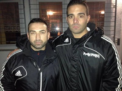 Erkan Daskin (l.) und Ümit Bozkurt: Beide Trainer waren gezeichnet von einem denkwürdigen Spiel.